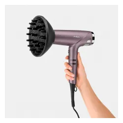 Suszarka do włosów BaByliss Futura D6051DE Jonizacja Dyfuzor Zimny nawiew 1600W 3 prędkości 3 temperatury