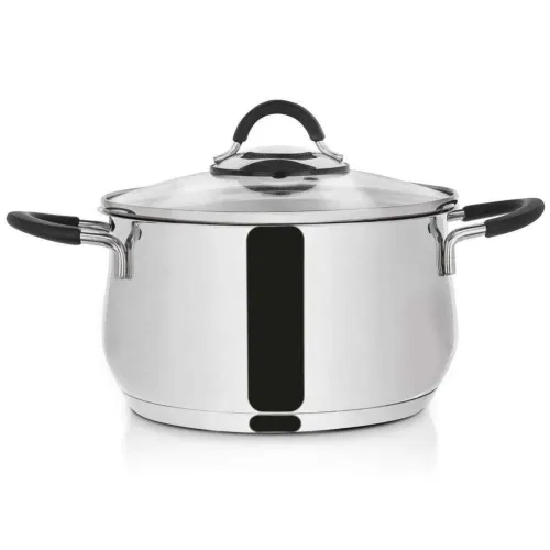 Garnek ze stali nierdzewnej z pokrywką DALIE STEEL 3,7 l