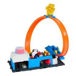 Tor Hot Wheels City Posterunek policji Super Pętla JBM71