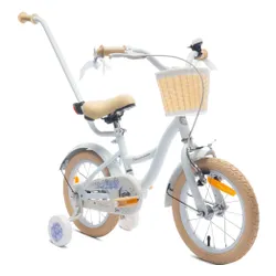 Rower dziecięcy SUN BABY Flower Bike 14 cali dla dziewczynki Niebieski