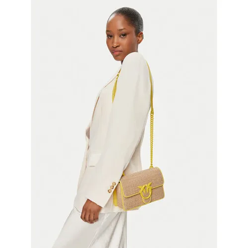 Pinko Love One Mini Light Cl PE 24 PLTT 103335 A1RQ Geanta de mana Bej