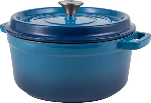 Garnek żeliwny VINTAGE CUISINE VC2P2218BL20CP Niebieski Ombre 2.2L