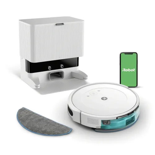 Robot sprzątający iRobot Roomba Combo Essential 2 Funkcja mopowania Stacja oczyszczająca 68dB Biały