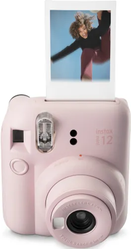 Aparat FUJIFILM Instax Mini 12 Różowy Pokrowiec + Album + Ramki + Sznurek + Klamerki