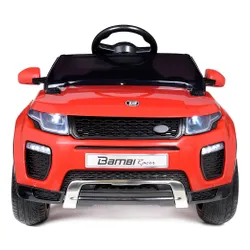 Samochód dla dziecka BAMBI RACER Land Rover Suv Jeep 1 osobowy Czerwony