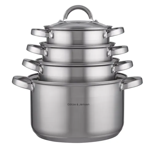 Zestaw garnków GÖTZE & JENSEN CS300 Colorado Inox (10 elementów)