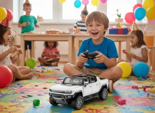 Zdalnie sterowany samochód COIL terenowy 4x4 auto rc pilot duży Hummer biały