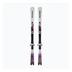 Narty zjazdowe Salomon E Addikt Pro 66 + wiązania MI12 GW whitet/race blue/rhodamine