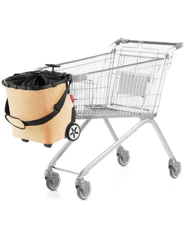 Wózek torba na zakupy Reisenthel Carrycruiser - raffia black