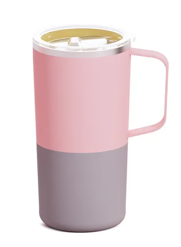 Kubek termiczny ceramiczny Asobu Tower - pastel peach