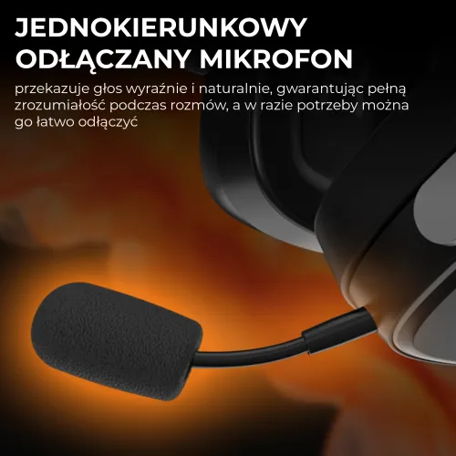 Słuchawki bezprzewodowe z mikrofonem Ajazz AHM09 MAX Nauszne Czarny