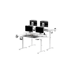Biurko Ultradesk HIGHLANDER XXL 160cm Regulacja wysokości Biały