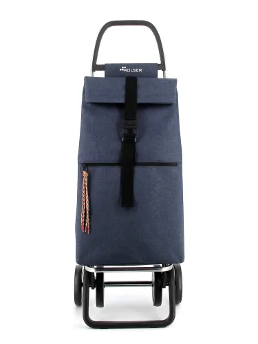 Wózek na zakupy 4-kołowy Rolser Big Tweed 4 - navy blue