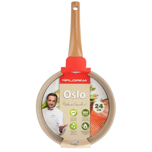 Patelnia głęboka nieprzywierająca FLORINA OSLO 24 cm