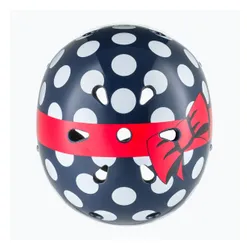 Kask rowerowy dziecięcy Hornit PolkaDot navy/white/red