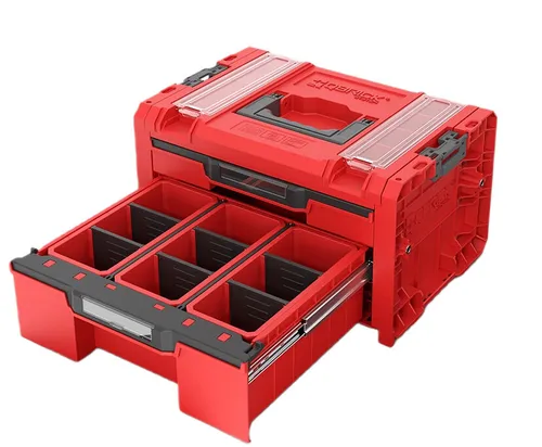 Skrzynka narzędziowa QBRICK System Pro Drawer 2 Toolbox 2.0 Profi Expert Red Ultra HD Custom