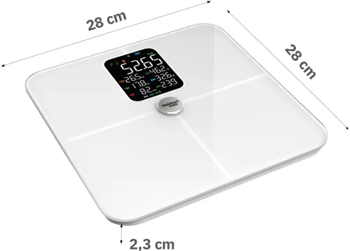 Waga łazienkowa WEBBER Bonita SBS-1321B-W Biały