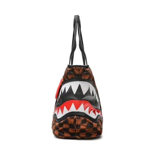 Сумка SPRAYGROUND Fur Sharks In Paris Tote 910T4935NSZ Коричневый