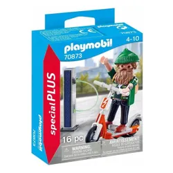 Playmobil Specjal Plus 70873 Hipster z elektryczną hulajnogą