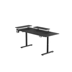 Biurko Ultradesk HIGHLANDER XXL 160cm Regulacja wysokości Czarny