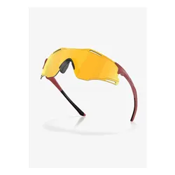 Okulary przeciwsłoneczne Oakley Cybr Zero - matte iron red/prizm 24k