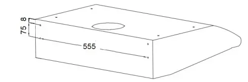 Okap Akpo WK-7 P3060 Biały