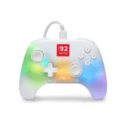 Pad PowerA Advantage Wired Controller Lumectra White do Nintendo Switch 2 Przewodowy