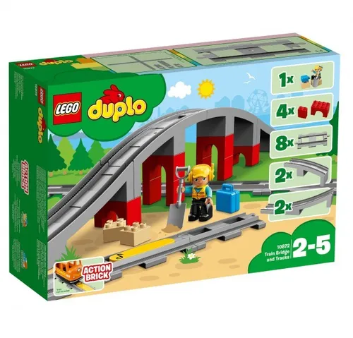 LEGO Duplo 10872 железнодорожные пути и виадук