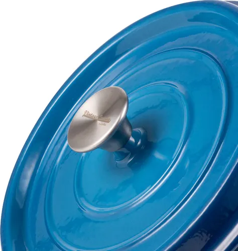 Garnek żeliwny VINTAGE CUISINE VC2P2218BL20CP Niebieski Ombre 2.2L