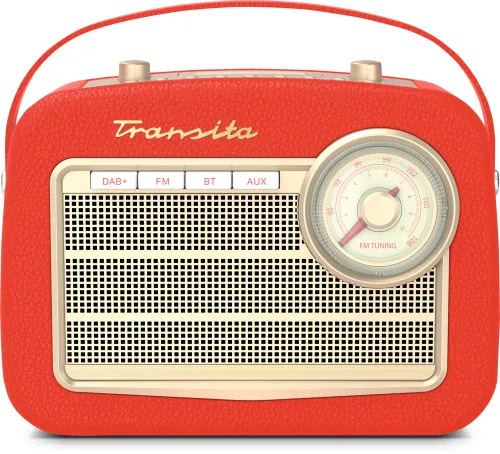 Radioodbiornik TechniSat Transita 130 Radio FM DAB+ Bluetooth Czerwony