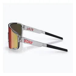 Okulary przeciwsłoneczne Bliz P003 transparent dark grey/brown red multi