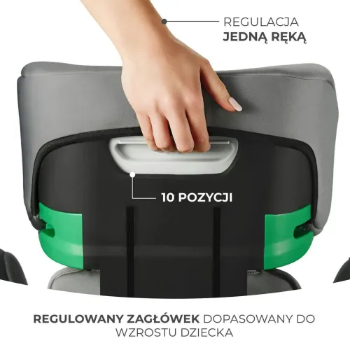 Fotelik samochodowy KINDERKRAFT I-Spark I-Size 2w1 100-150 cm (9-36 kg) Różowy