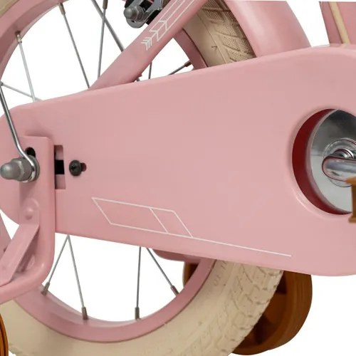 Rower dziecięcy HUFFY Retro Vintage 14 cali dla dziewczynki Pudrowy-róż