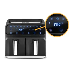 Air Fryer Frytkownica beztłuszczowa BERDSEN BD-653 8l z podwójnym koszem