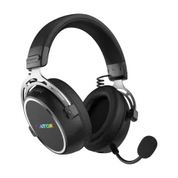 Słuchawki bezprzewodowe z mikrofonem Hator Hypergang 3 Wireless ESH55 ANC Nauszne Czarny