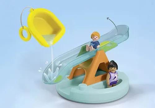 Playmobil Junior Aqua 71 687 Плавучий остров с горкой набор фигурок