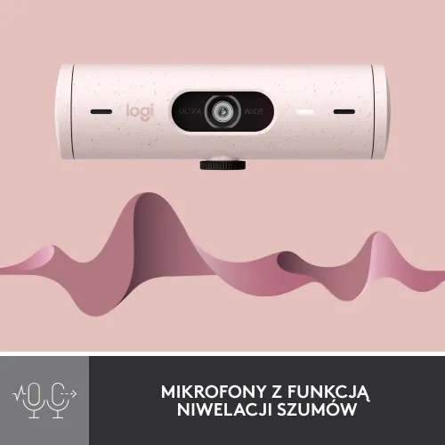 Kamera internetowa Logitech Brio 500 Rózowy
