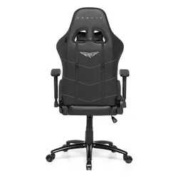 Fotel GAMVIS Phantom Large Czarny (białe elementy)