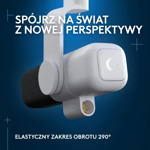 Mikrofon Logitech Yeti Studio Przewodowy Dynamiczny Biały