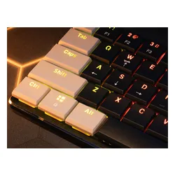 Klawiatura gamingowa Tracer GameZone Keylo 61 przewodowa mechaniczna podświetlana grafitowa