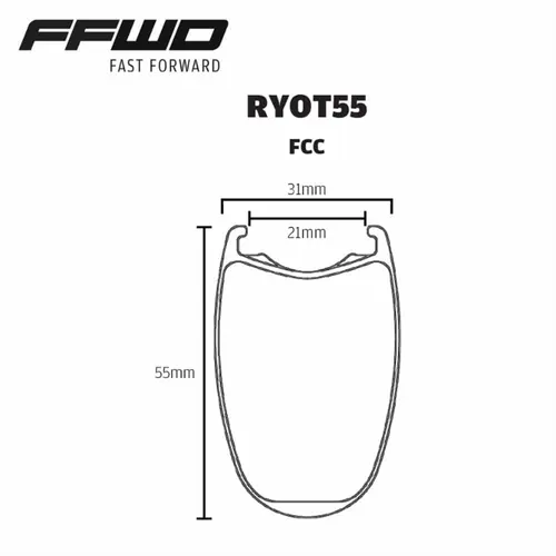 Komplet kół FFWD RYOT55 SET FCC