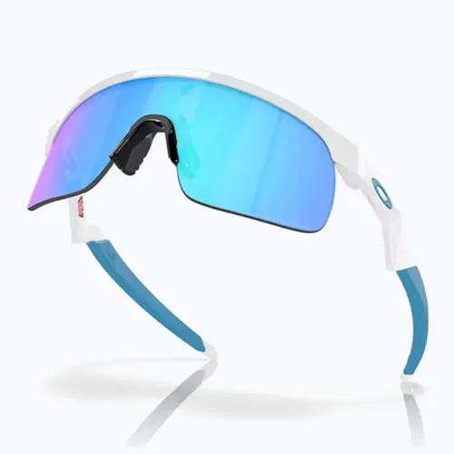 Okulary przeciwsłoneczne dziecięce Oakley Resistor polished white/prizm sapphire