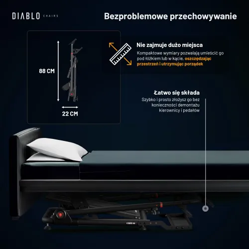 Stojak DIABLO CHAIRS X-Drive Mini Czarny