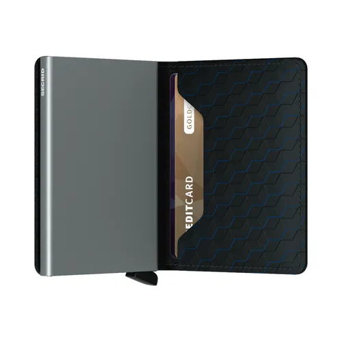 Küçük RFID Cüzdan Secrid Slimwallet Optical-black / titanium