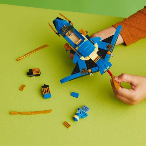 LEGO 71784 NINJAGO Odrzutowiec ponaddźwiękowy Jay'a EVO