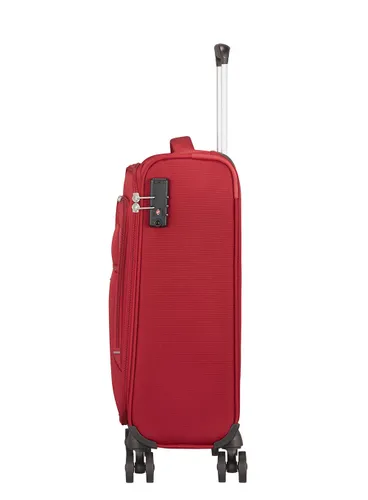 Walizka kabinowa American Tourister Crosstrack - red/grey