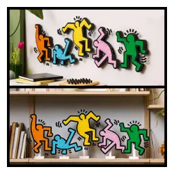 LEGO 31216 Art Keith Haring — tańczące postacie