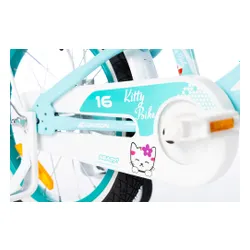 Rower dziecięcy KARBON Kitty 16 cali dla dziewczynki Turkusowy