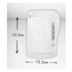 ADLER AD 1371 0,8 l - czajnik elektryczny bezprzewodowy