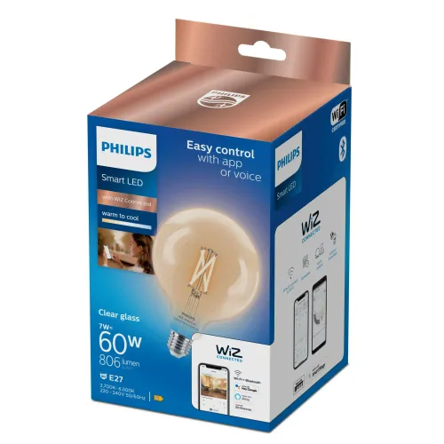 Żarówka LED Philips E27 G125 7W 60W